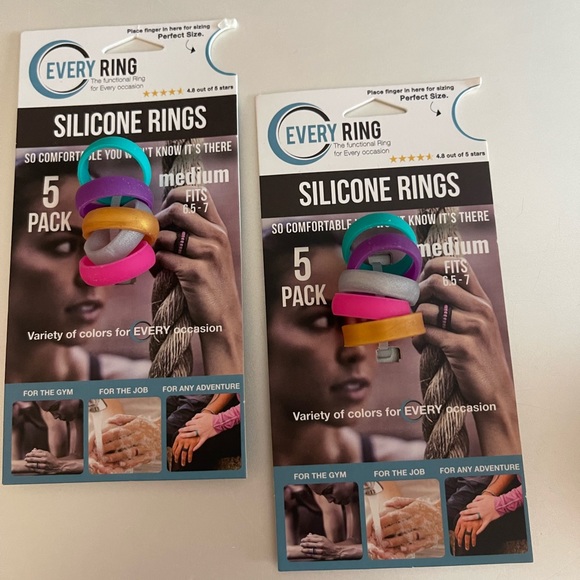 Every ring silicone rings 5 PACK! - Picture 1 of 1